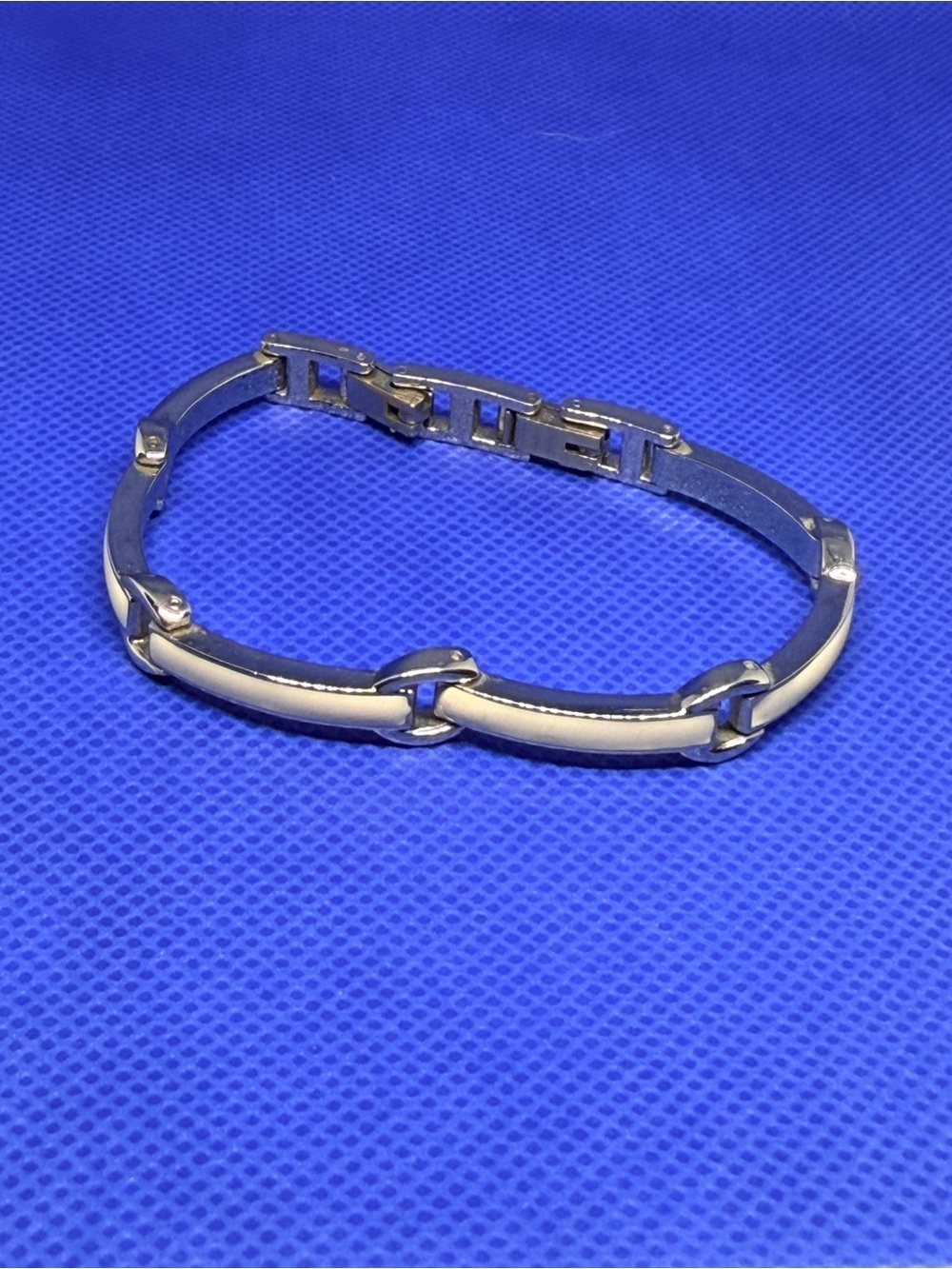 Anne Klein Silver Tone Link Bracelet - Picture 3 of 5